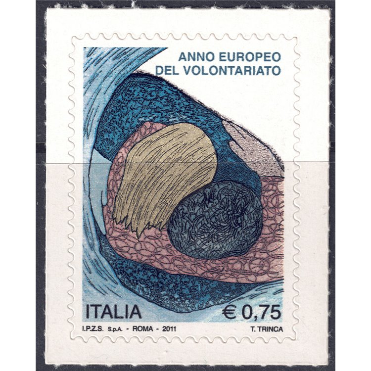 ITALIA 2011 Anno europeo del volontariato MNH**