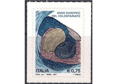 ITALIA 2011 Anno europeo del volontariato MNH**
