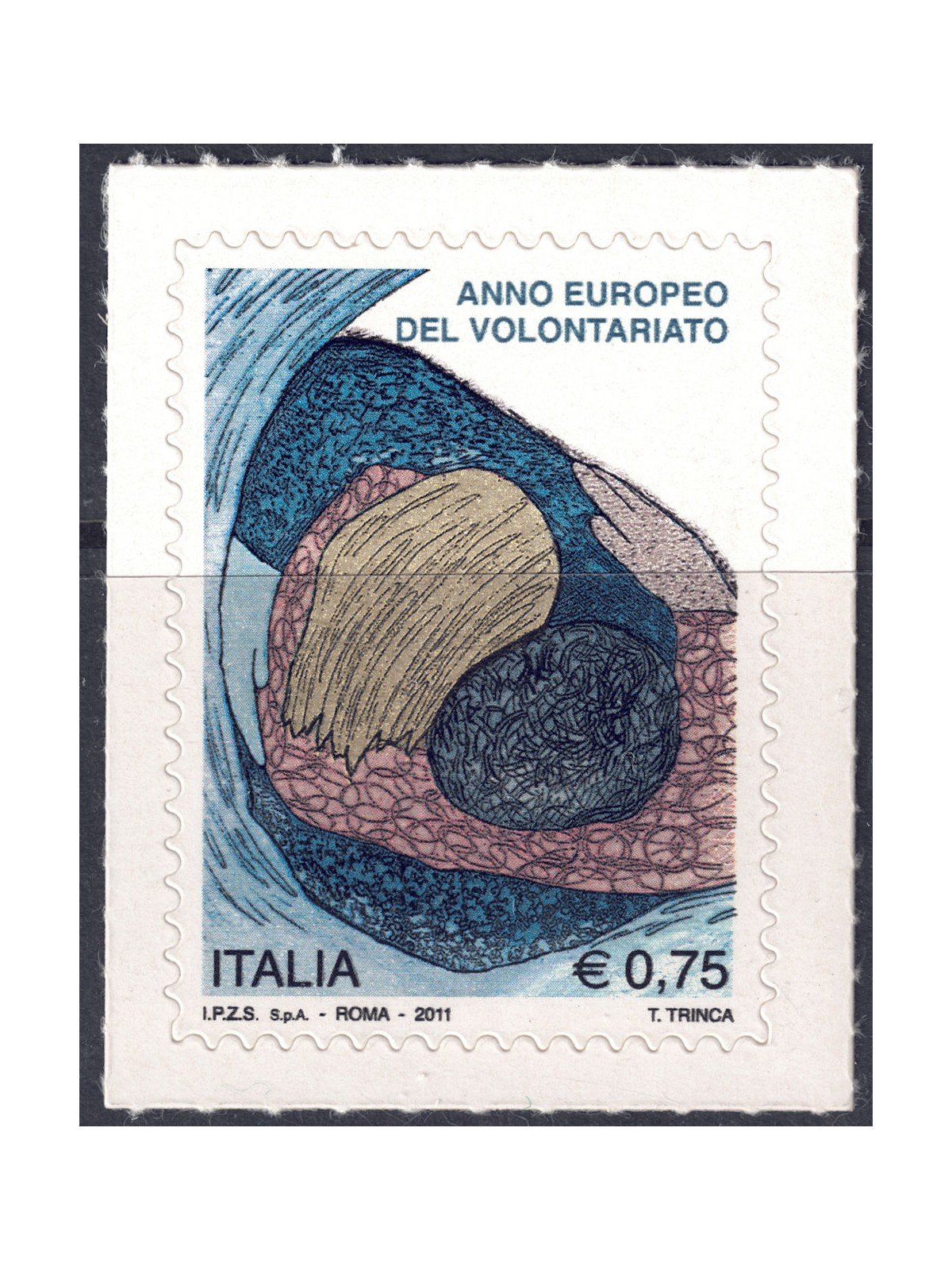 ITALIA 2011 Anno europeo del volontariato MNH**