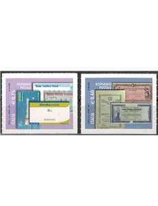 ITALY 2011 Postal Savings 2v MNH**