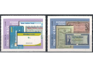 ITALIA 2011 Risparmio postale 2v MNH**