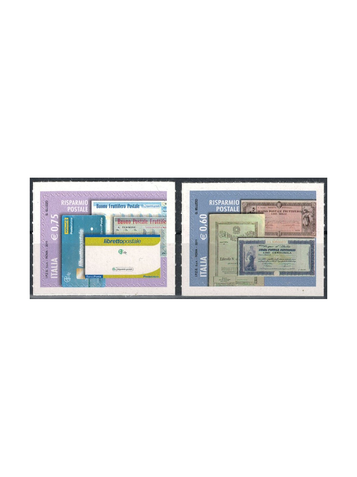 ITALIA 2011 Risparmio postale 2v MNH**
