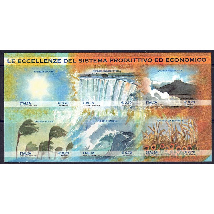 ITALY 2014 Renewable Energy s/s MNH**