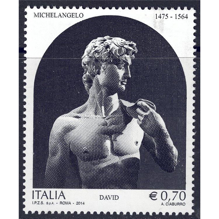 ITALIA 2014 Michelangelo MNH**