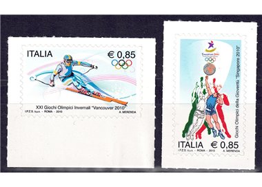 ITALY 2010 Olympics 2v MNH**
