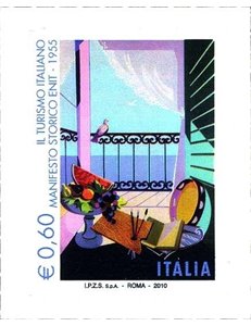 ITALIA 2010 Manifesto storico ENIT MNH**