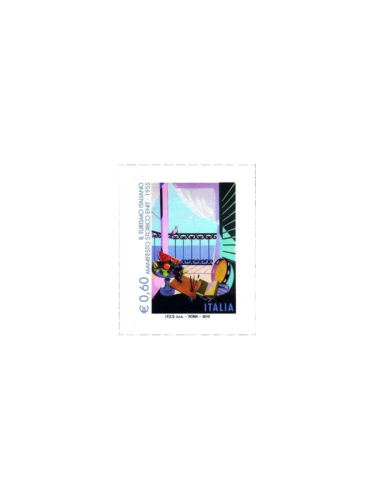 ITALIA 2010 Manifesto storico ENIT MNH**