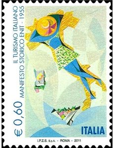 ITALIA 2011 Manifesto storico Enit MNH**