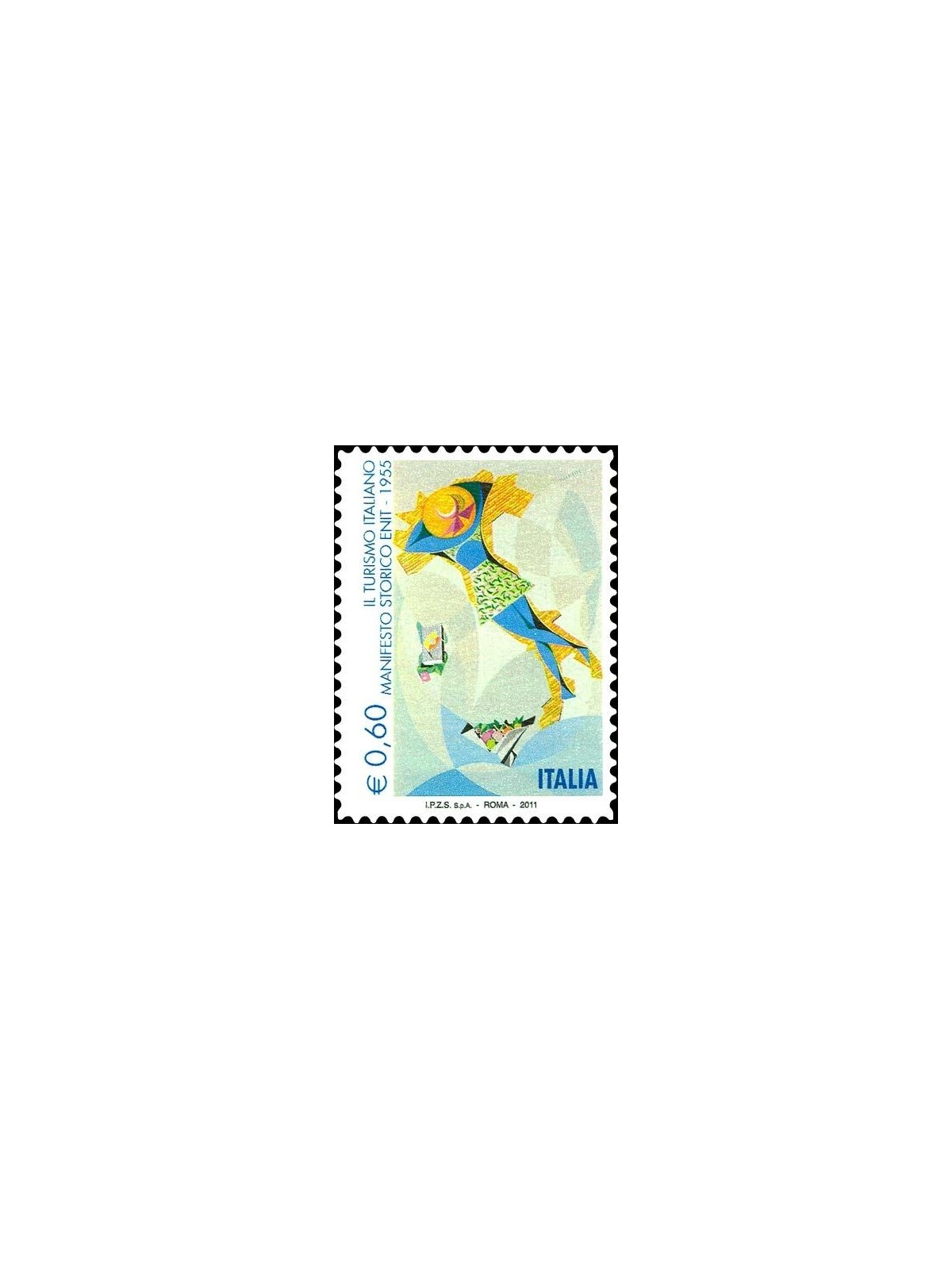 ITALY 2011 ENIT historical poster MNH**