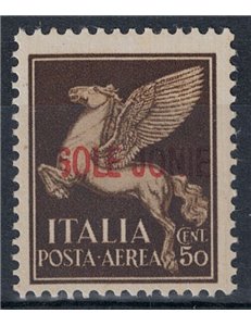 ISOLE JONIE 1941 Varietà 50c Imperiale (sole invece di Isole) MNH**