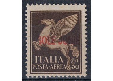 ISOLE JONIE 1941 Varietà 50c Imperiale (sole invece di Isole) MNH**
