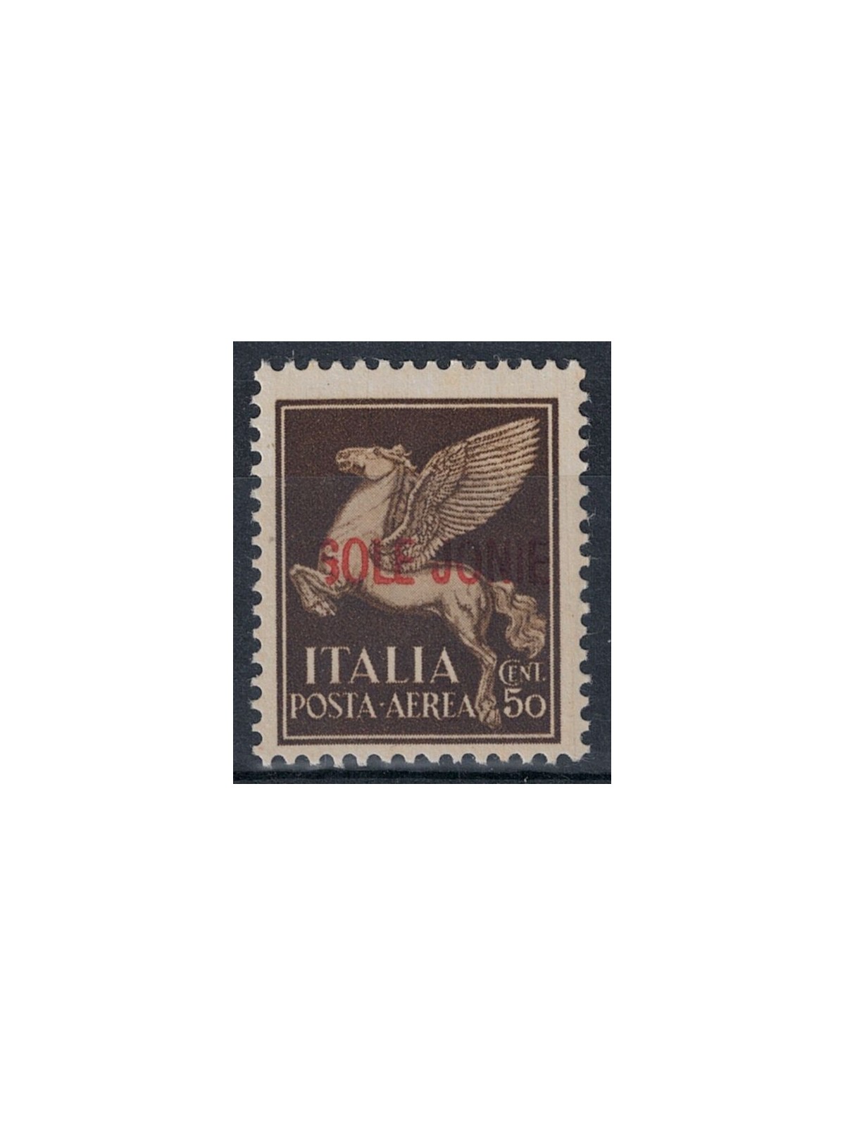 ISOLE JONIE 1941 Varietà 50c Imperiale (sole invece di Isole) MNH**