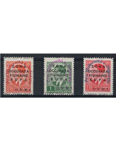 FIUMANO KUPA AREA 1942 Pro opera maternity and childhood 3v MNH**
