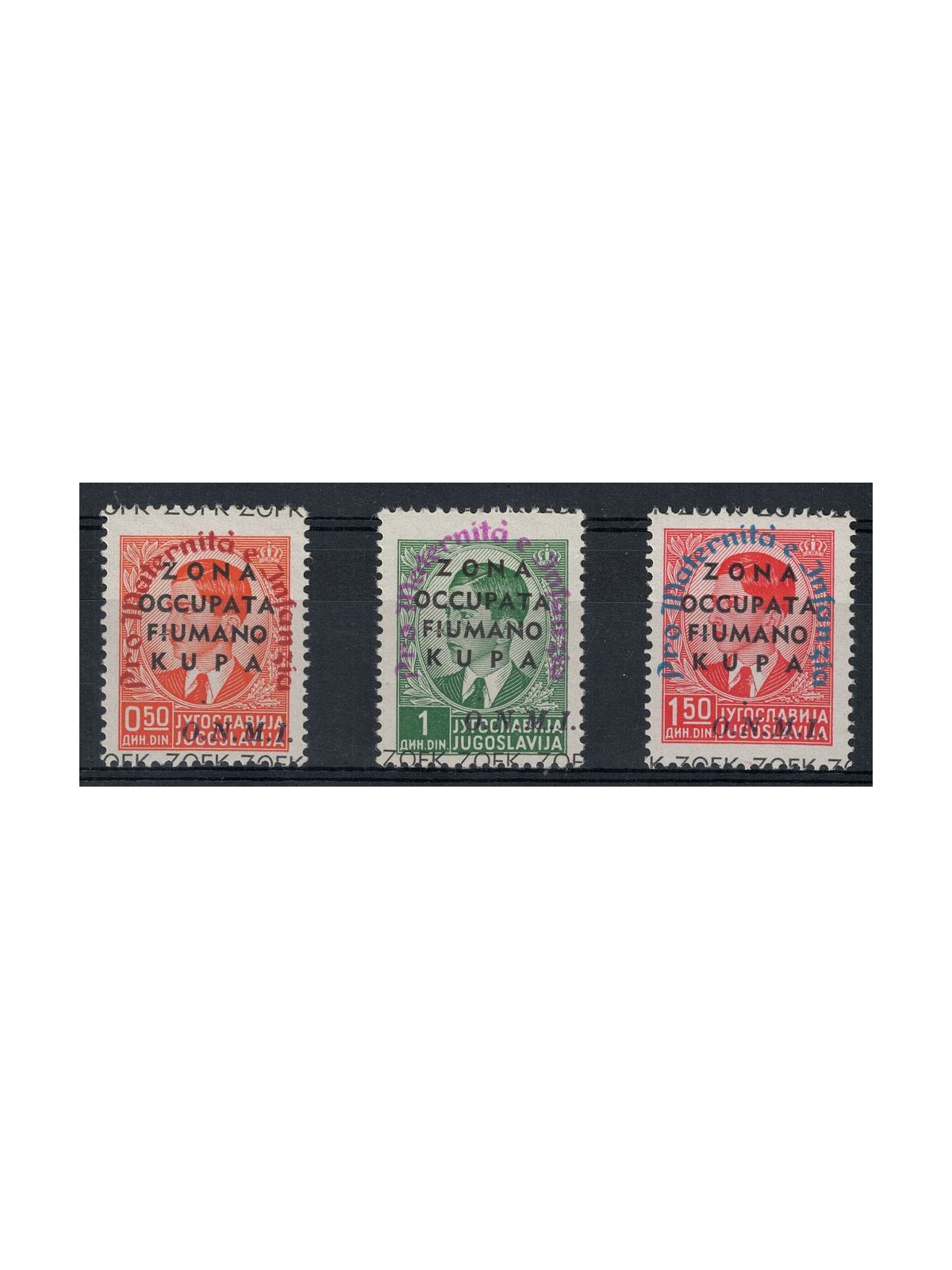 FIUMANO KUPA AREA 1942 Pro opera maternity and childhood 3v MNH**
