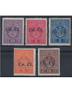 LUBIANA 1941 Tax stamp (Co.Ci.) 5v MH*