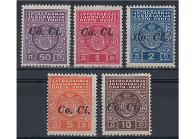LUBIANA 1941 Tax stamp (Co.Ci.) 5v MH*