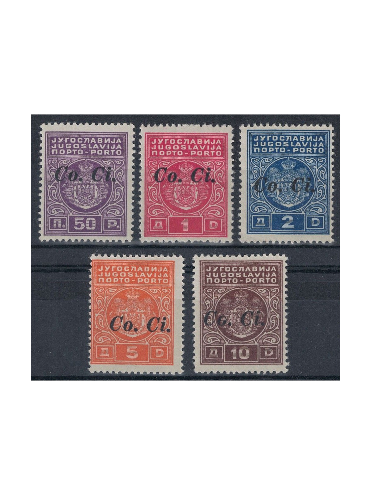 LUBIANA 1941 Tax stamp (Co.Ci.) 5v MH*
