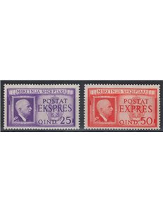 ALBANIA (ITALIAN OCCUPATION) 1940 Express 2v MH*