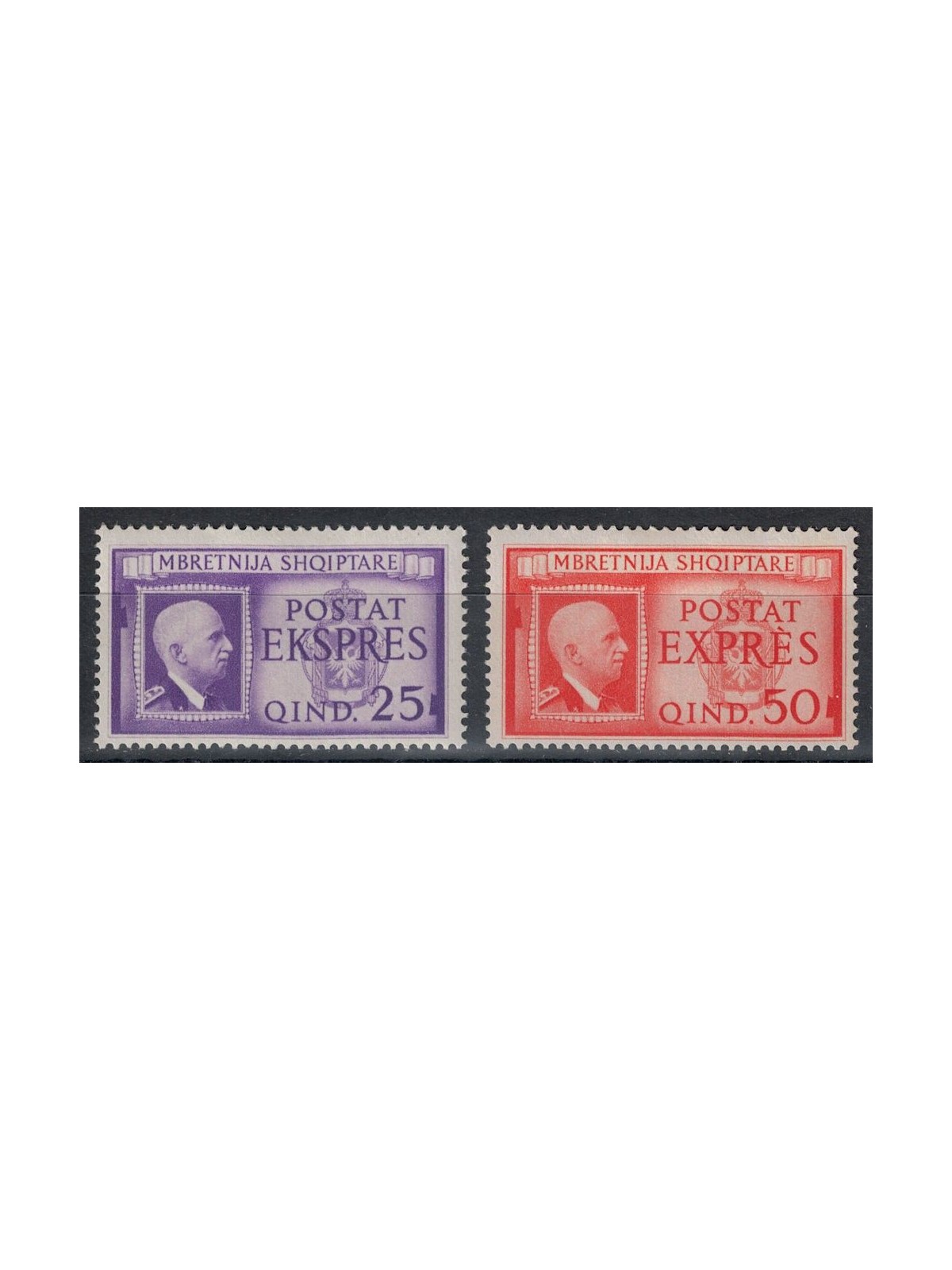 ALBANIA (OCC. ITALIANA) 1940 Espressi 2v MH*