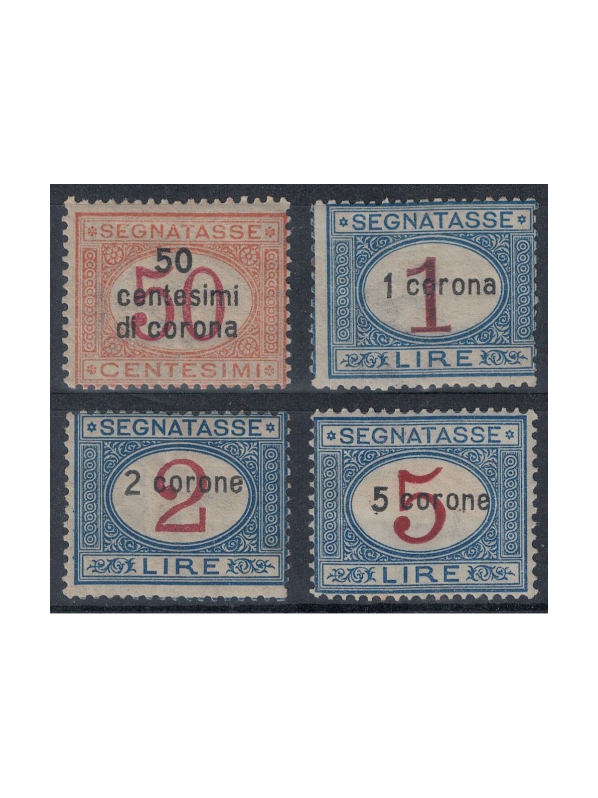 DALMAZIA 1922 Segnatasse 4v MH*