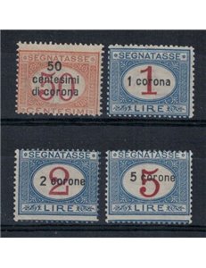 DALMAZIA 1922 Segnatasse 4v MNH**