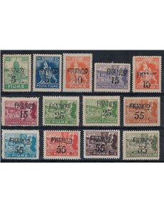 FIUME 1919 Allegorie e vedute 13v MH*