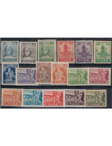 FIUME 1919 Allegorie e vedute 17v MH*