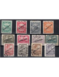 FIUME 1921 Pro foundation study overprints ‘Costituente Fiumana’ 12v us