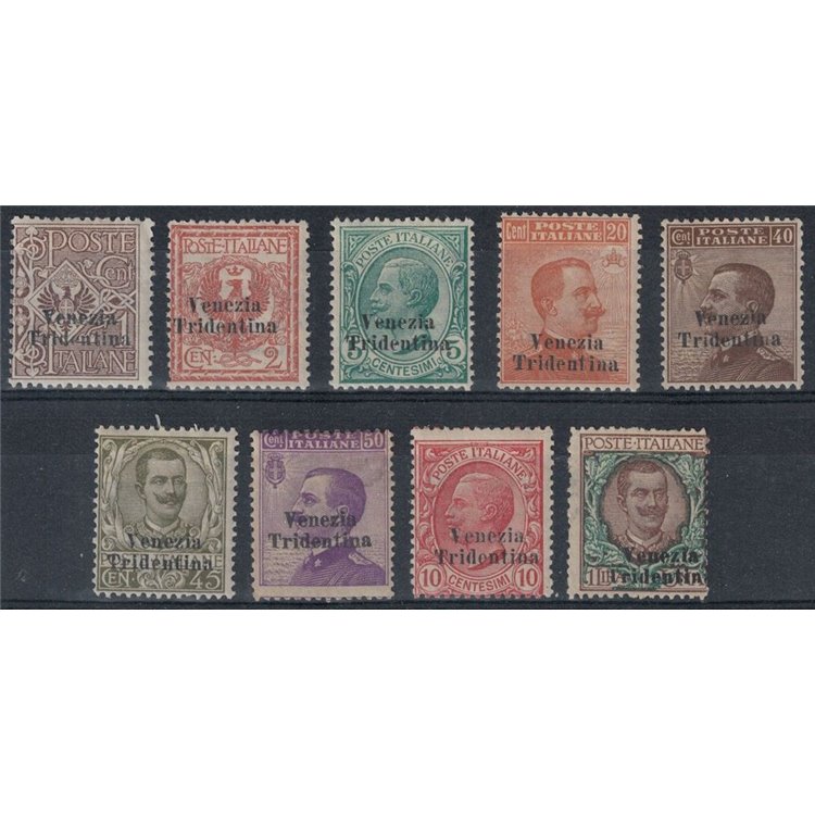 TRENTINO 1918 Venezia Tridentina 9v MH*
