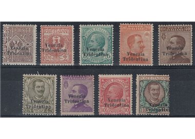 TRENTINO 1918 Venezia Tridentina 9v MH*