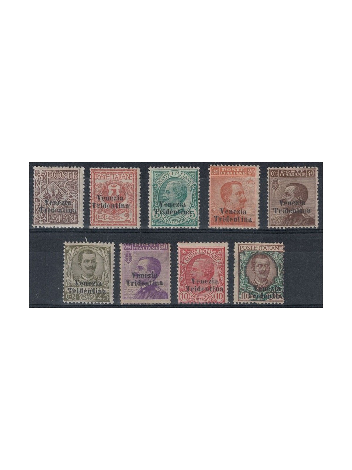 TRENTINO 1918 Venezia Tridentina 9v MH*