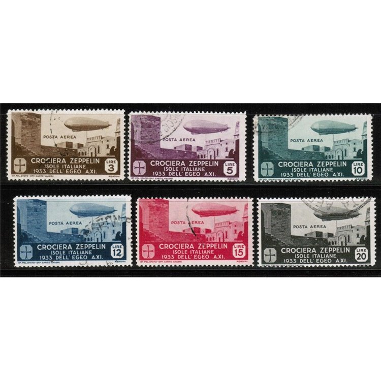 EGEO 1933 Crociera Zeppelin 6v us
