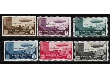 AEGEAN 1933 Zeppelin Cruise 6v used