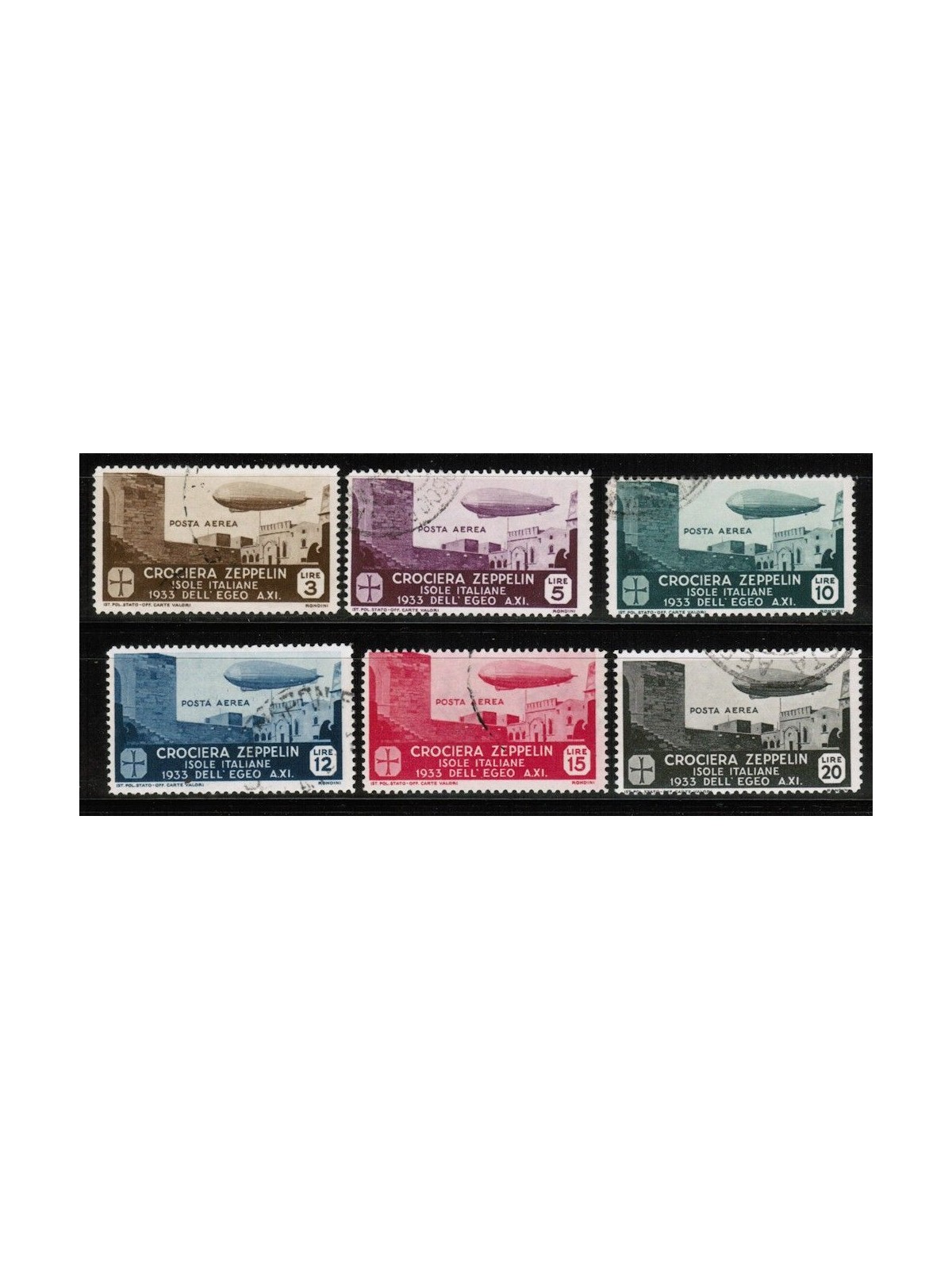 EGEO 1933 Crociera Zeppelin 6v us