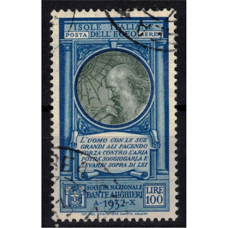 EGEO 1932 Dante Alighieri (posta aerea) us