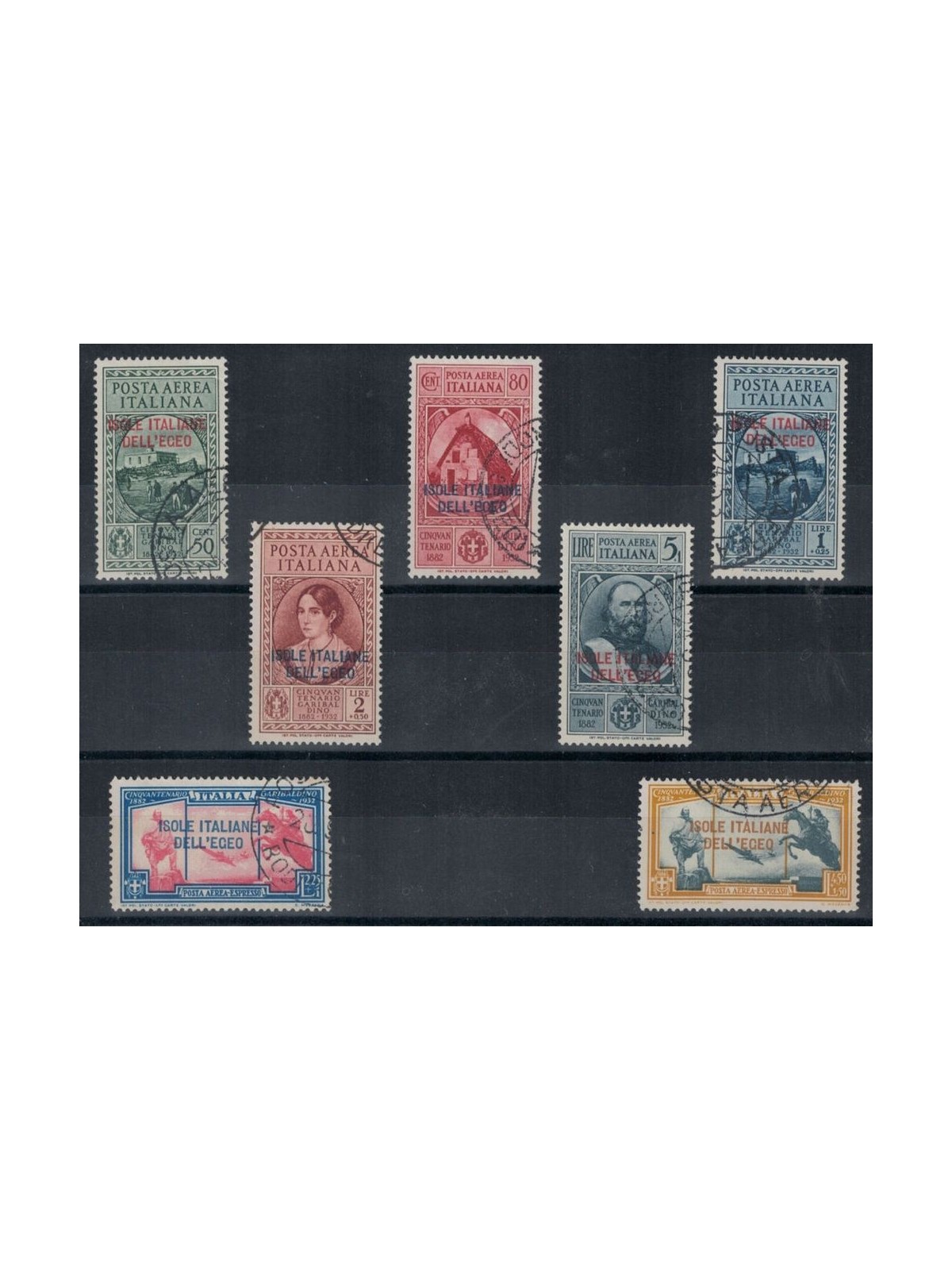 EGEO 1932 Giuseppe Garibaldi (posta aerea) 7v us