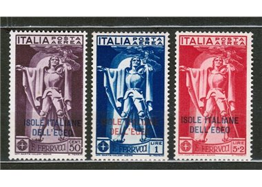 EGEO 1930 Francesco Ferrucci (posta aerea) 3v MH*