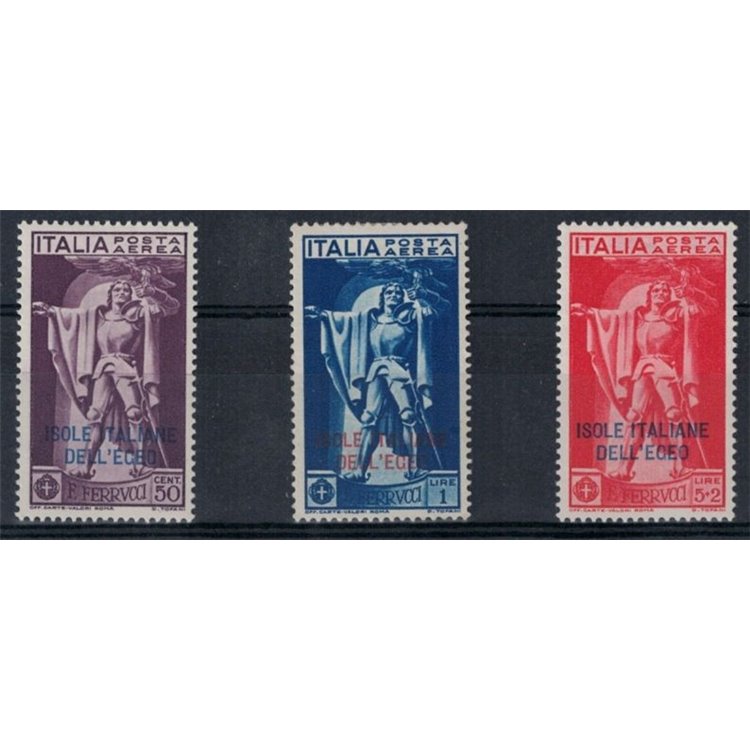 EGEO 1930 Francesco Ferrucci (posta aerea) 3v MH*