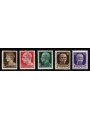 BASE ATLANTICA 1943 Fascist Republican Italy (5 lines) 5v MH*