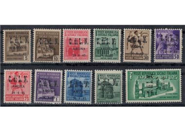 ARONA 1945 Destroyed monuments overprinted 11v MNH** ©