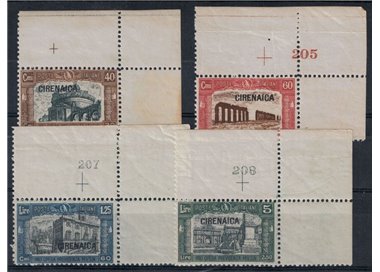 CIRENAICA 1927 Militia I (num tav) 4v MNH**