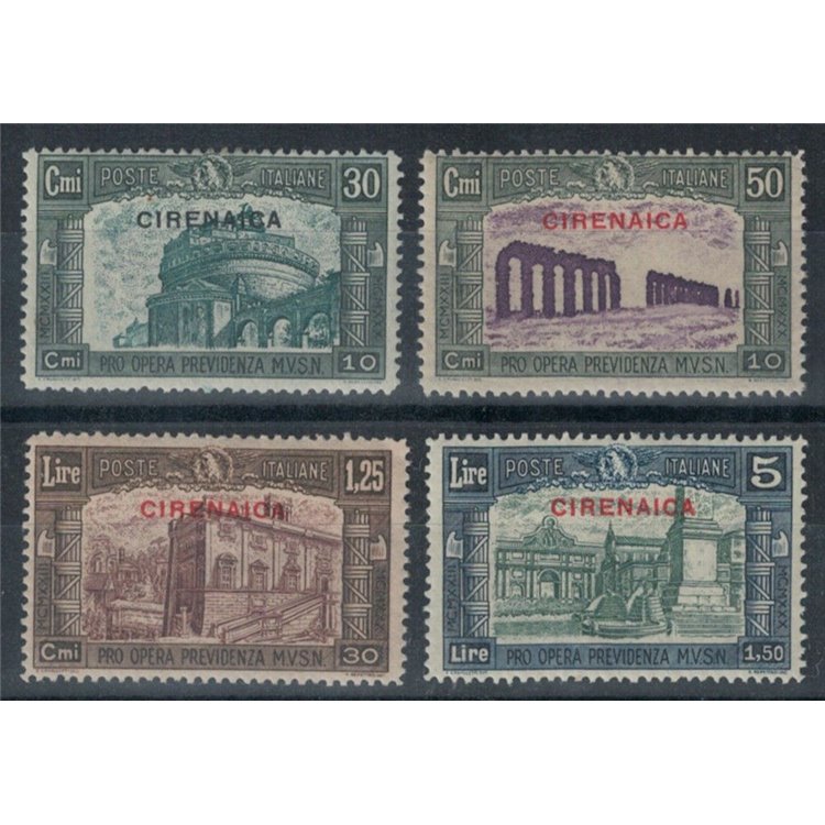 CIRENAICA 1930 Milizia III 4v MNH** ©