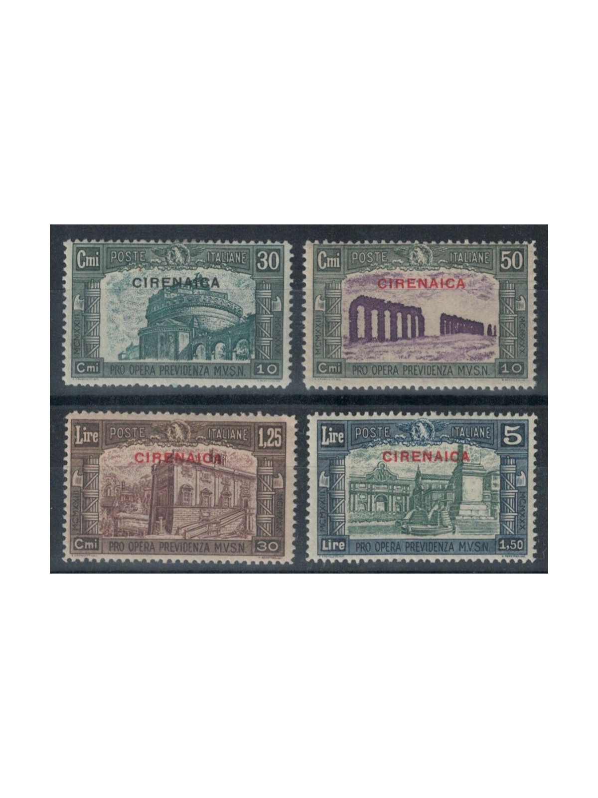 CIRENAICA 1930 Milizia III 4v MNH** ©