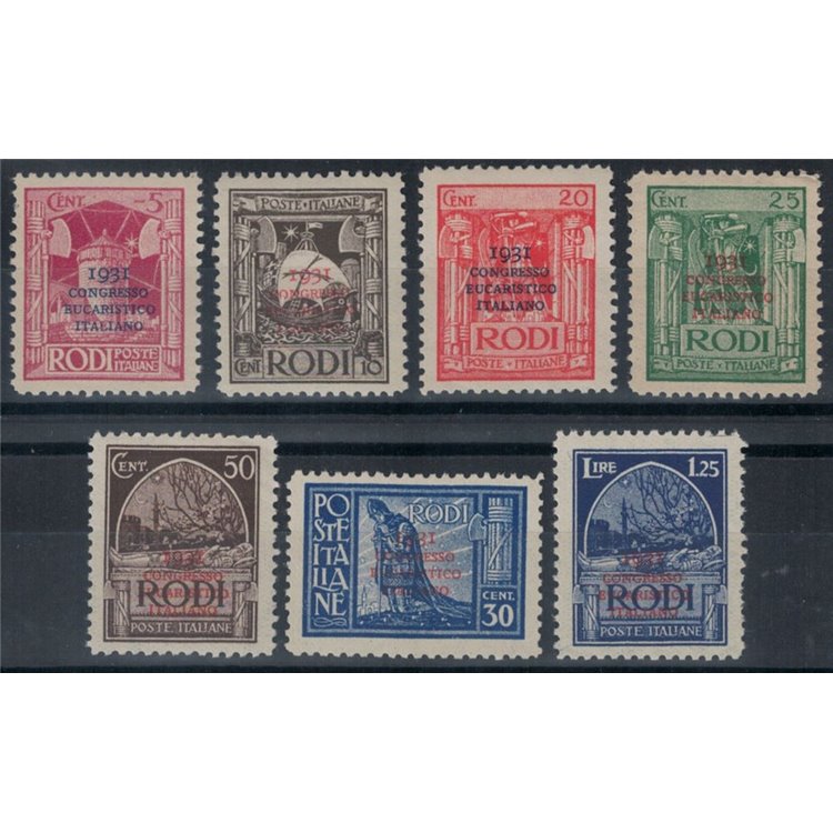 EGEO 1931 Italian Eucharistic Congress 7v MNH** ©