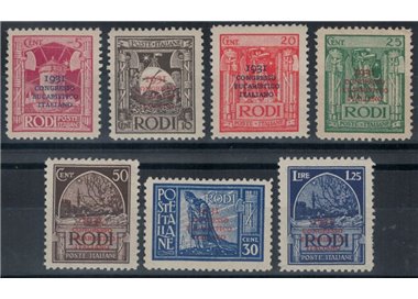 EGEO 1931 Congresso Eucaristico Italiano 7v MNH** ©