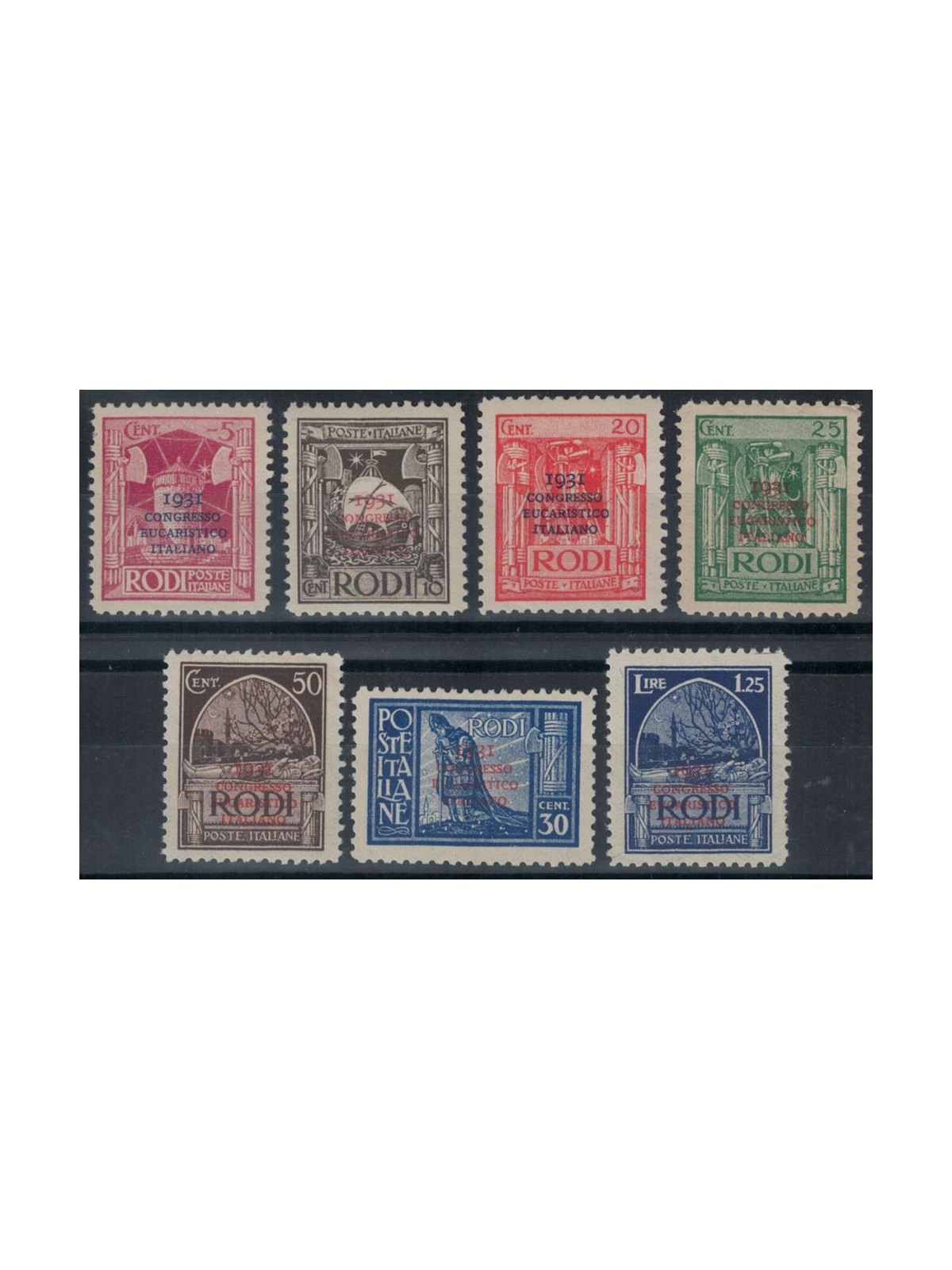 EGEO 1931 Italian Eucharistic Congress 7v MNH** ©