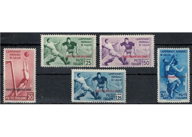 AEGEAN 1934 World Cup 5v MNH**