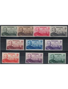 TRIPOLITANIA 1934 Rome-Mogadishu flight 10v MNH**
