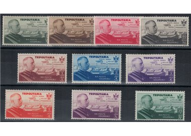 TRIPOLITANIA 1934 Rome-Mogadishu flight 10v MNH**
