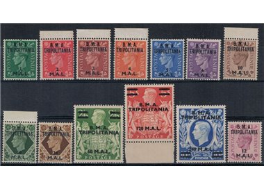 TRIPOLITANIA (BRITISH OCCUPATION) 1948 Overprinted B.M.A. 13v MNH**